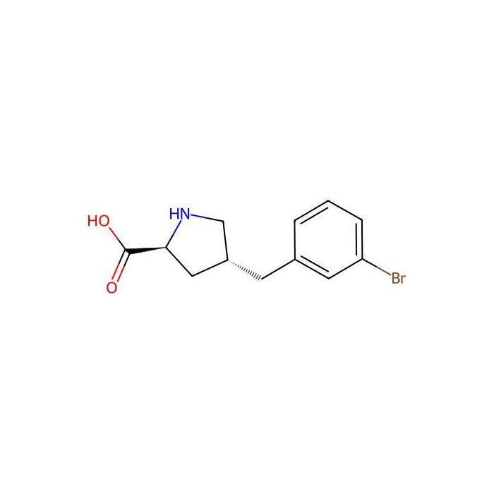 (2S,4R)-4-(3-Bromobenzyl)pyrrolidine-2-carboxylic acid - ≥98% CAS No(1049978-36-0) by Aladdin Scientific