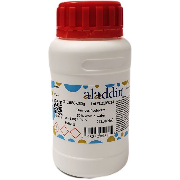 Stannous fluoborate - 50% w/w in water CAS No(13814-97-6) by Aladdin Scientific