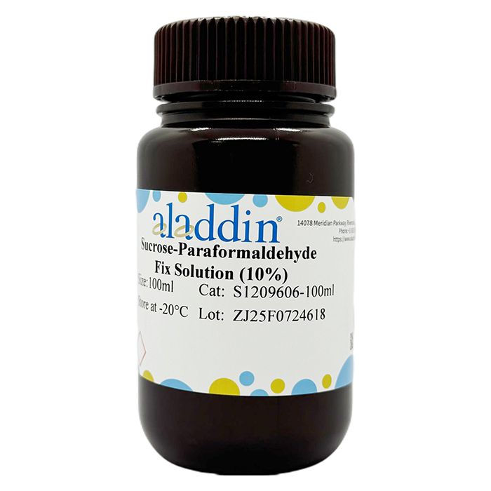 Sucrose-Paraformaldehyde Fix Solution (10%) - BioReagent, Suitable for Immunohistochemistry(IHC), Suitable for Immunofluorescence(IF), ready-to-use, 10%  by Aladdin Scientific