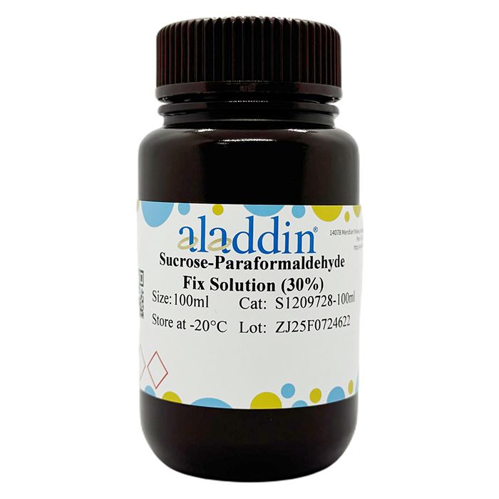 Sucrose-Paraformaldehyde Fix Solution (30%) - BioReagent, Suitable for Immunohistochemistry(IHC), Suitable for Immunofluorescence(IF), ready-to-use, 30%  by Aladdin Scientific