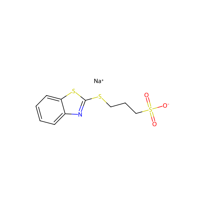 Sodium 3-(benzothiazol-2-ylthio)-1-propanesulfonate - technical grade, ≥90% CAS No(49625-94-7) by Aladdin Scientific