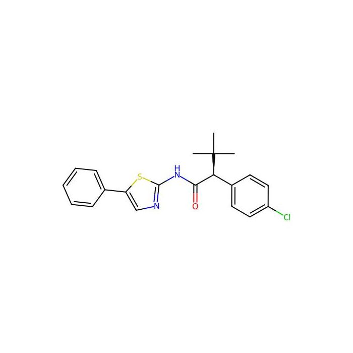 (2S)-2-(4-chlorophenyl)-3,3-dimethyl-N-(5-phenyl-1,3-thiazol-2-yl)butanamide -  CAS No(1208552-99-1) by Aladdin Scientific