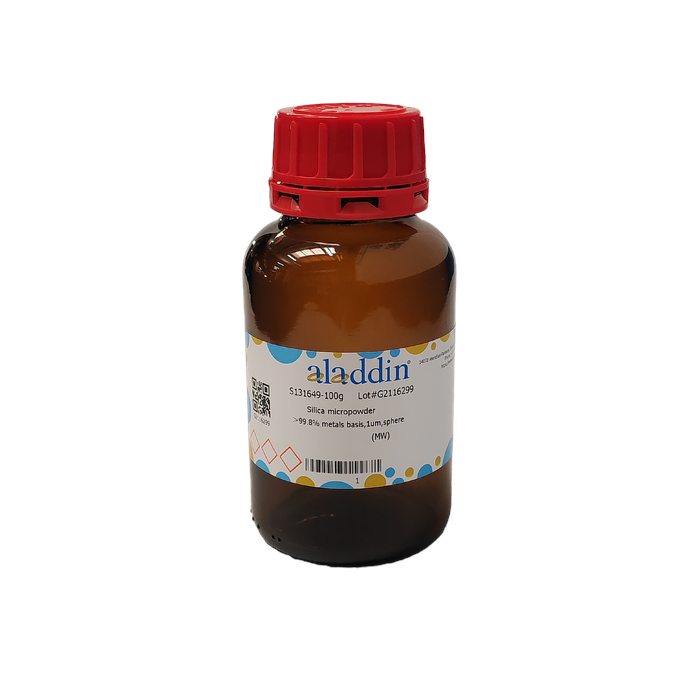 Silica micropowder - ≥99.8% metals basis, sphere powder,1um  by Aladdin Scientific