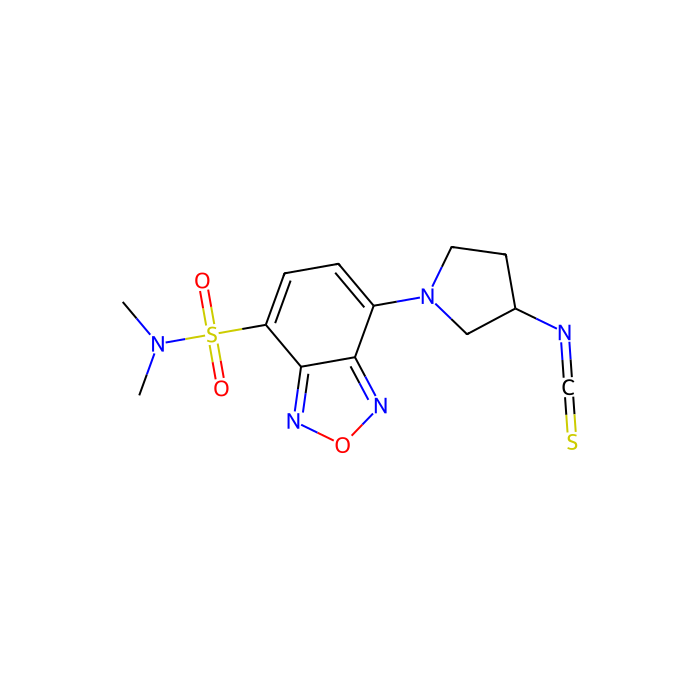 (S)-(+)-4-(N，N-Dimethylaminosulfonyl)-7-(3-isothiocyanatopyrrolidin-1-yl)-2，1，3-benzoxadiazole - ≥98%(HPLC) CAS No(163927-32-0) by Aladdin Scientific
