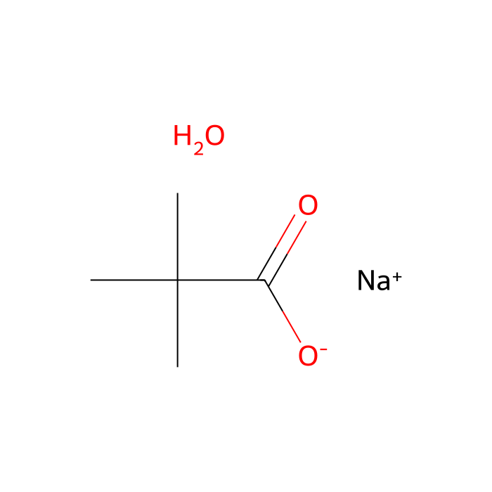 Sodium Pivalate Hydrate - ≥98%(T) CAS No(143174-36-1) by Aladdin Scientific