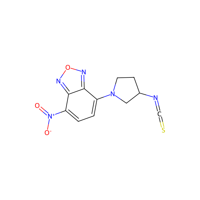 (S)-(+)-NBD-Py-NCS [=(S)-(+)-4-(3-Isothiocyanatopyrrolidin-1-yl)-7-nitro-2,1,3-benzoxadiazole] [HPLC Labeling Reagent for e.e. Determination] - ≥98%(HPLC) CAS No(163927-30-8) by Aladdin Scientific