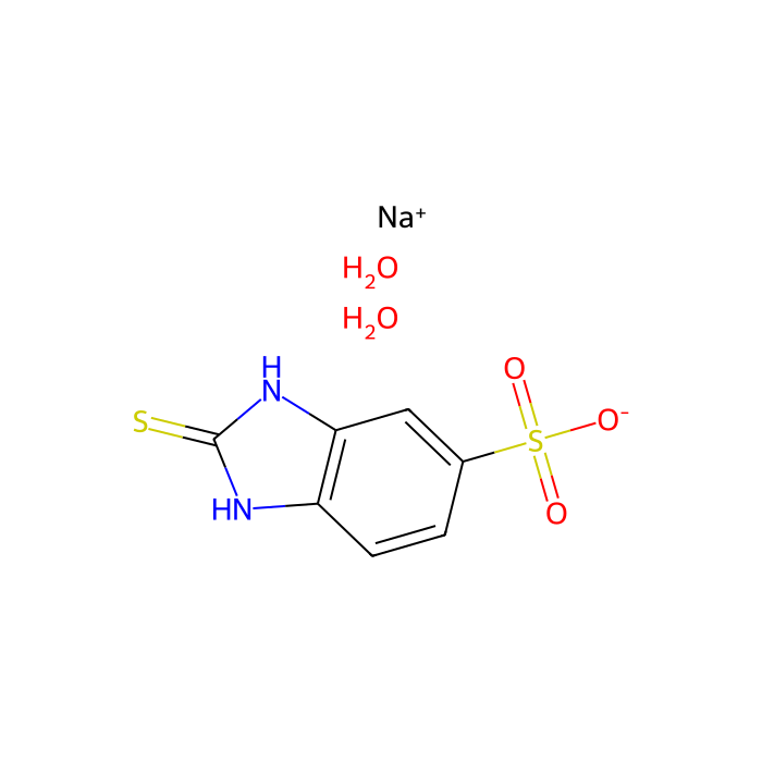 Sodium 2-Mercapto-5-benzimidazolesulfonate Dihydrate - ≥98% CAS No(207511-11-3) by Aladdin Scientific