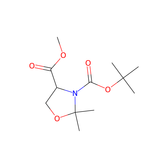 (S)-(-)-3-tert-Butoxycarbonyl-4-methoxycarbonyl-2,2-dimethyl-1,3-oxazolidine - ≥96%(GC) CAS No(108149-60-6) by Aladdin Scientific