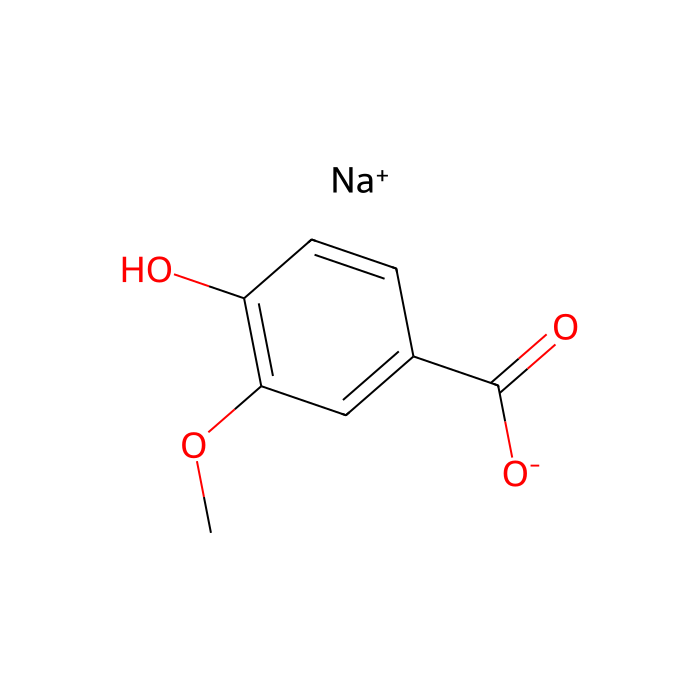 Sodium 4-Hydroxy-3-methoxybenzoate - ≥98% CAS No(28508-48-7) by Aladdin Scientific