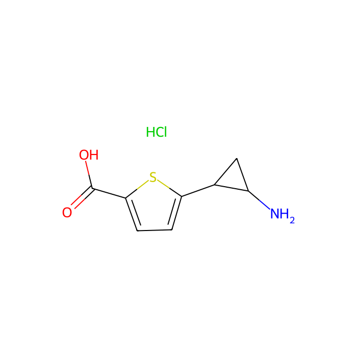 5-[(1S,2S)-rel-2-aminocyclopropyl]thiophene-2-carboxylic acid hydrochloride - ≥97% CAS No(2055841-95-5) by Aladdin Scientific