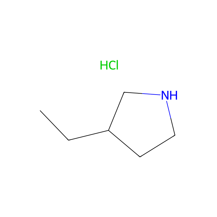 (3S)-3-ethylpyrrolidine hydrochloride - ≥97% CAS No(235094-03-8) by Aladdin Scientific