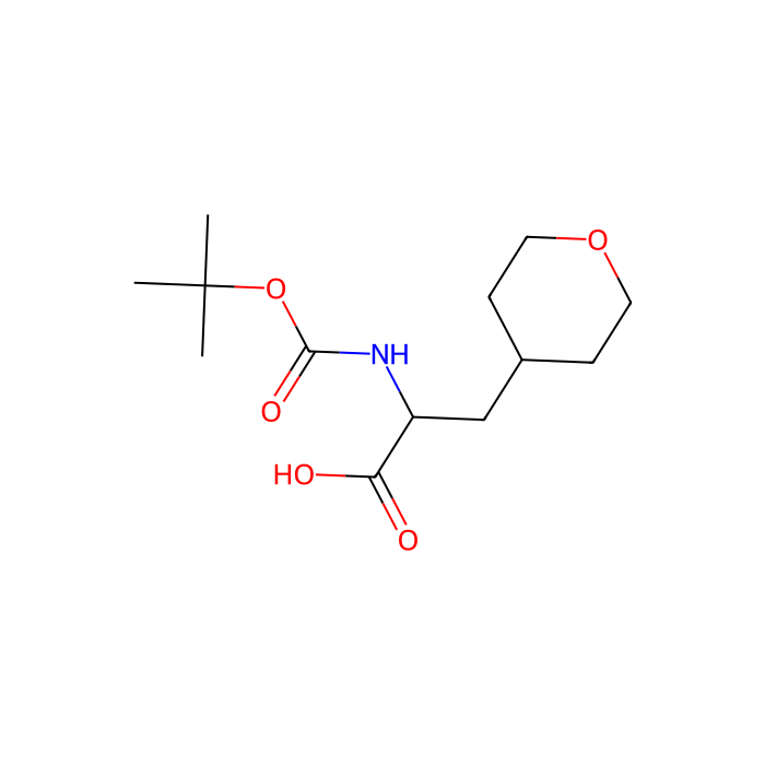 (2S)-2-{[(tert-butoxy)carbonyl]amino}-3-(oxan-4-yl)propanoic acid - ≥97% CAS No(368866-33-5) by Aladdin Scientific