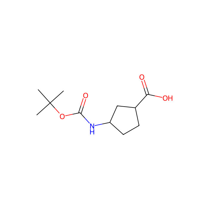 (1S,3R)-rel-3-{[(tert-butoxy)carbonyl]amino}cyclopentane-1-carboxylic acid - ≥97% CAS No(410090-37-8) by Aladdin Scientific