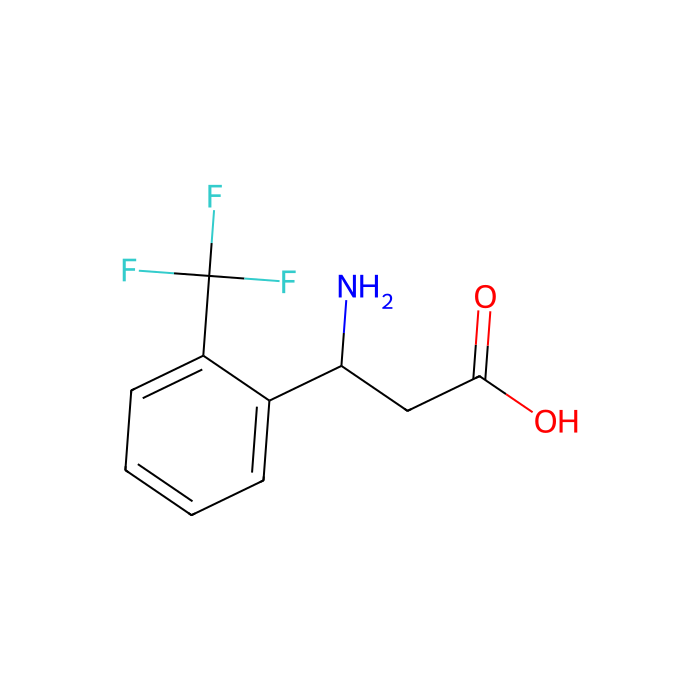 (S)-3-Amino-3-(2-trifluoromethyl-phenyl)-propionic acid - ≥95% CAS No(755749-11-2) by Aladdin Scientific