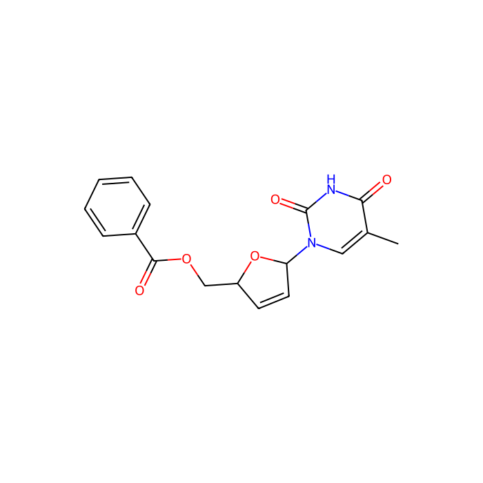 ((2S,5R)-5-(5-Methyl-2,4-dioxo-3,4-dihydropyrimidin-1(2H)-yl)-2,5-dihydrofuran-2-yl)methyl benzoate - ≥97% CAS No(122567-97-9) by Aladdin Scientific
