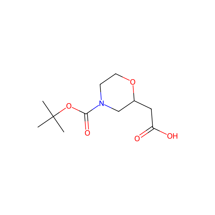(S)-2-(4-(tert-Butoxycarbonyl)morpholin-2-yl)acetic acid - ≥95% CAS No(1257850-82-0) by Aladdin Scientific