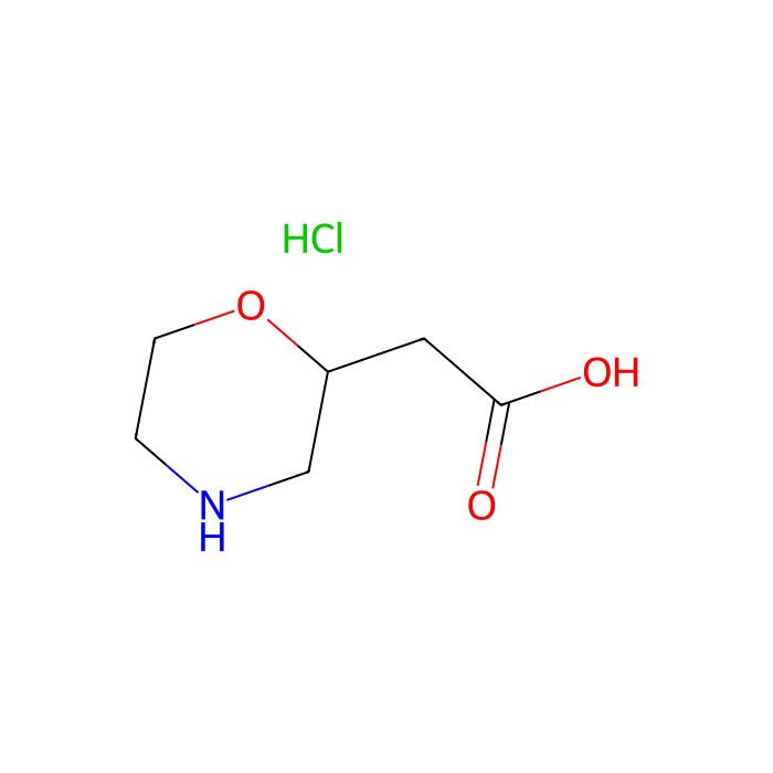 (S)-2-(Morpholin-2-yl)acetic acid hydrochloride - ≥95% CAS No(1352709-57-9) by Aladdin Scientific