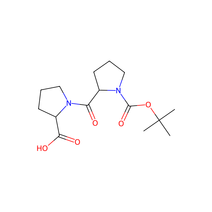 (S)-1-((S)-1-(tert-Butoxycarbonyl)pyrrolidine-2-carbonyl)pyrrolidine-2-carboxylic acid - ≥98% CAS No(15401-08-8) by Aladdin Scientific