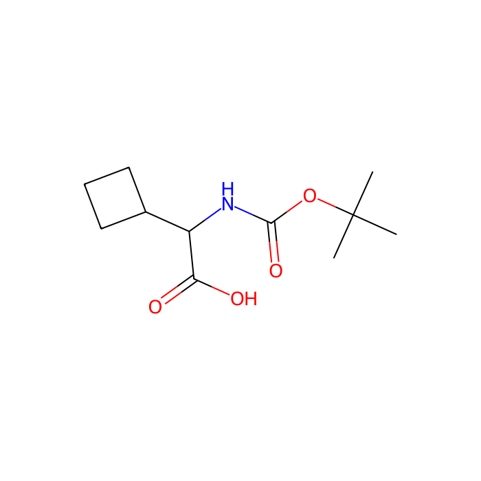 (S)-2-((tert-Butoxycarbonyl)amino)-2-cyclobutylacetic acid - ≥97% CAS No(155905-77-4) by Aladdin Scientific