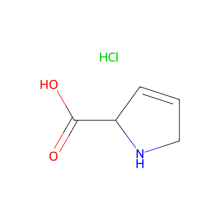 (S)-2,5-Dihydro-1H-pyrrole-2-carboxylic acid hydrochloride - ≥95% CAS No(201469-31-0) by Aladdin Scientific