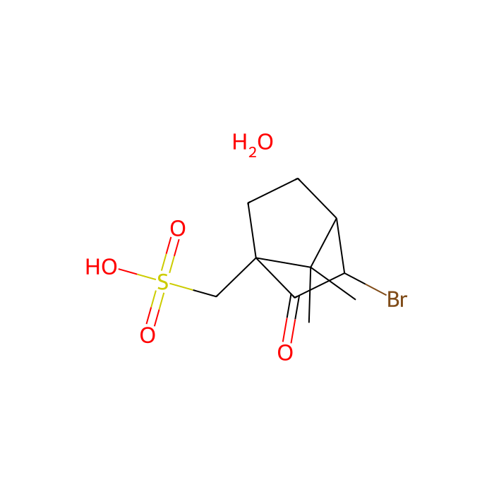 ((1S,3S,4S)-3-Bromo-7,7-dimethyl-2-oxobicyclo[2.2.1]heptan-1-yl)methanesulfonic acid hydrate - ≥98% CAS No(209736-59-4) by Aladdin Scientific