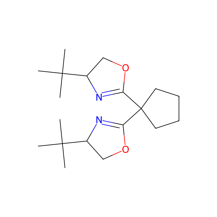 (4S,4''S)-2,2''-Cyclopentylidenebis[4-tert-butyl-4,5-dihydrooxazole] - ≥98%,≥99%(ee) CAS No(298693-03-5) by Aladdin Scientific