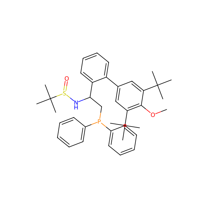 [S(R)]-N-[(1S)-1-[3'',5''-Bis(1,1-dimethylethyl)-4''-methoxy[1,1''-biphenyl]-2-yl]-2-(diphenylphosphino)ethyl]-2-methyl-2-propanesulfinamide - ≥95% CAS No(1936438-26-4) by Aladdin Scientific