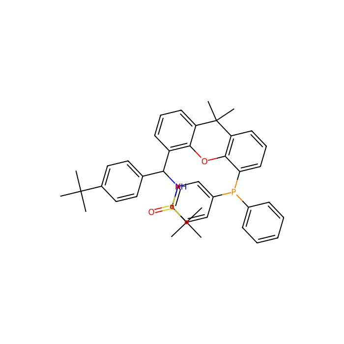 [S(R)]-N-[(R)-[4-(1,1-Dimethylethyl)phenyl][5-(diphenylphosphino)-9,9-dimethyl-9H-xanthen-4-yl]methyl]-2-methyl-2-propanesulfinamide - ≥95% CAS No(2160535-58-8) by Aladdin Scientific