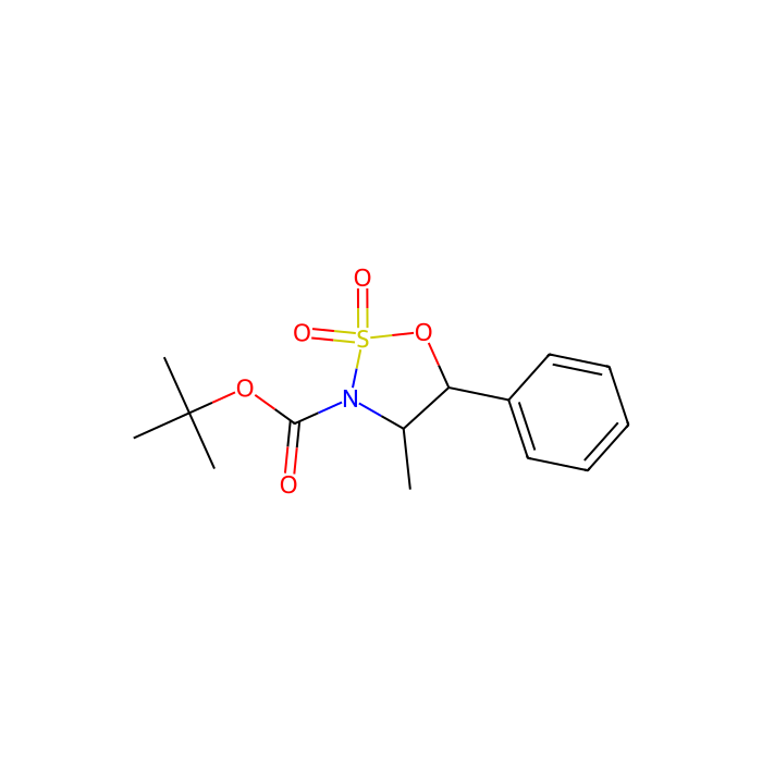 (4S,5R)-4-Methyl-5-phenyl-1,2,3-oxathiazolidine-2,2-dioxide-3-carboxylic acid t-butyl ester - ≥97% CAS No(1091606-65-3) by Aladdin Scientific