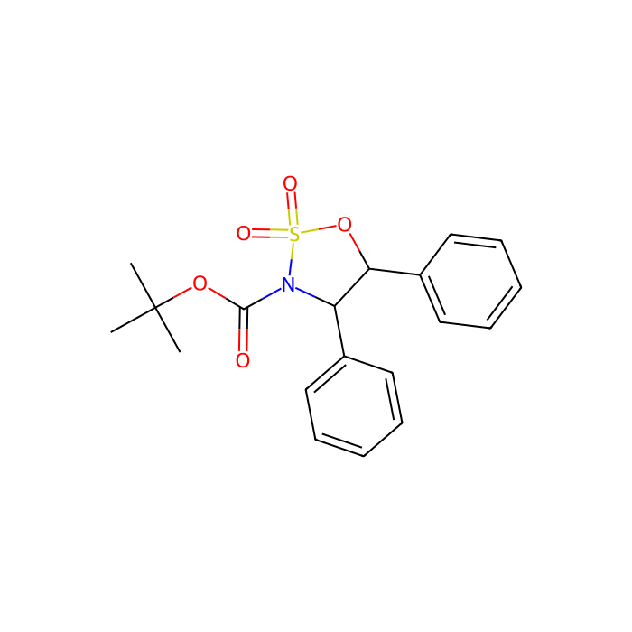 (4S,5R)-4,5-Diphenyl-1,2,3-oxathiazolidine-2,2-dioxide-3-carboxylic acid t-butyl ester - ≥97% CAS No(1091606-63-1) by Aladdin Scientific