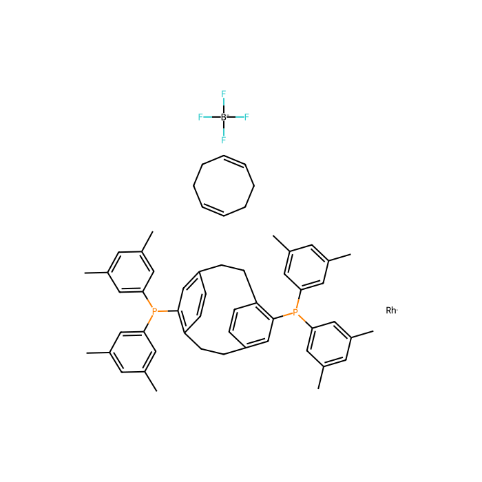(S)-(+)-4,12-Bis(di-3,5-xylylphosphino)[2.2]paracyclophane(1,5-cyclooctadiene)rhodium(I) tetrafluoroborate - ≥97% CAS No(1174218-30-4) by Aladdin Scientific