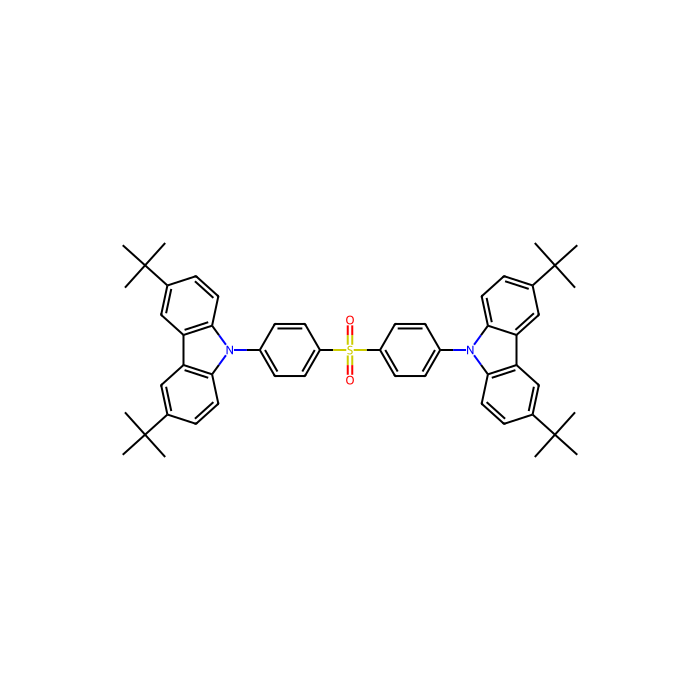 9,9'-(4,4'-sulfonylbis(4,1-phenylene))bis(3,6-di-tert-butyl-9H-carbazole) - sublimed grade, ≥99% CAS No(1396165-20-0) by Aladdin Scientific