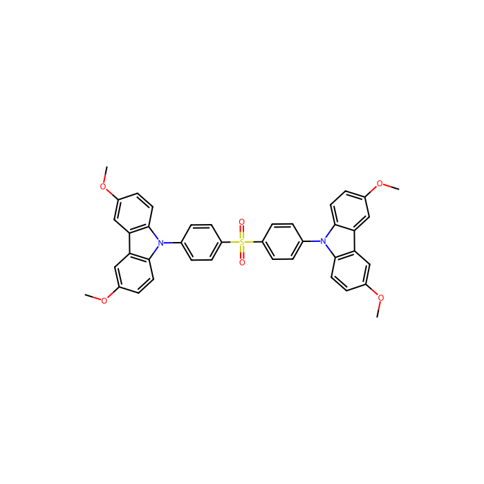 9,9'-(4,4'-sulfonylbis(4,1-phenylene))bis(3,6-dimethoxy-9H-carbazole) - sublimed grade, ≥99%(HPLC) CAS No(1477507-77-9) by Aladdin Scientific