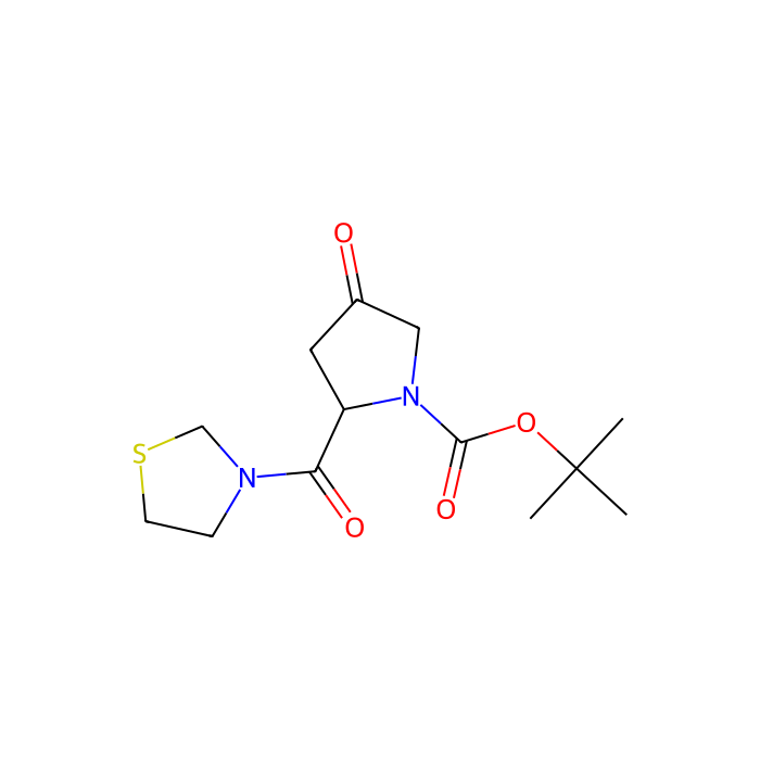 (2S)-4-Oxo-2-(3-thiazolidinylcarbonyl)-1-pyrrolidinecarboxylic acid tert-butyl ester - ≥98% CAS No(401564-36-1) by Aladdin Scientific