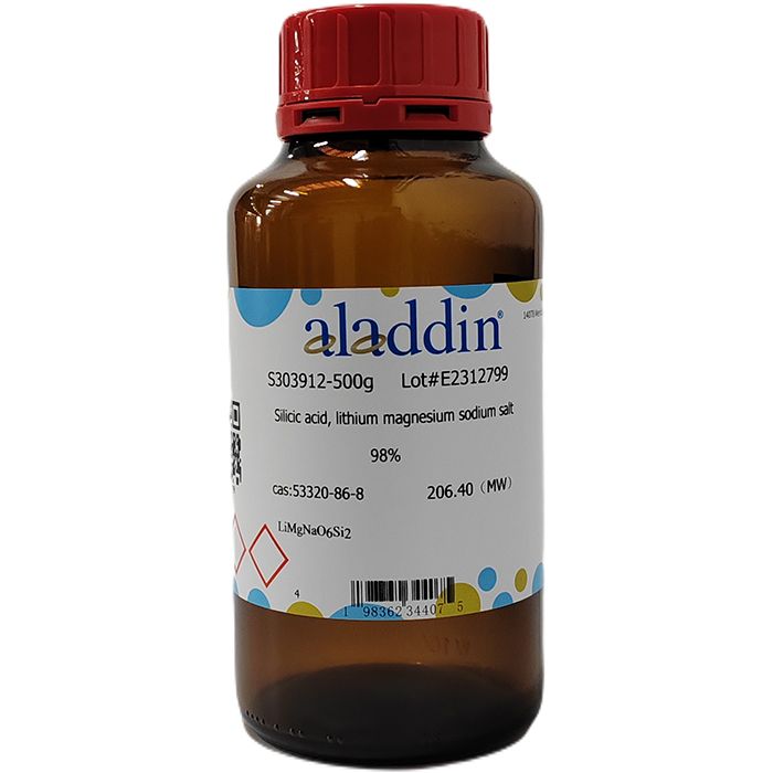 Silicic acid, lithium magnesium sodium salt - ≥98% CAS No(53320-86-8) by Aladdin Scientific