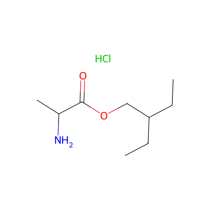 (S)-2-ethylbutyl 2-aminopropanoate hydrochloride - ≥97% CAS No(946511-97-3) by Aladdin Scientific