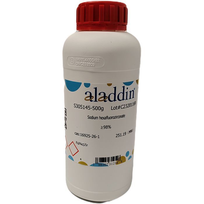 Sodium hexafluorozirconate - ≥98% CAS No(16925-26-1) by Aladdin Scientific