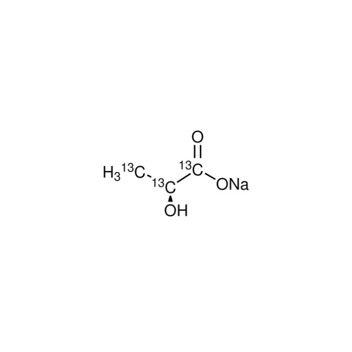 Sodium L-lactate-(¹³C)3 - ≥98 atom% 13C,≥98%, 45-55 % (w/w) in H2O CAS No(201595-71-3) S334655 by Aladdin Scientific