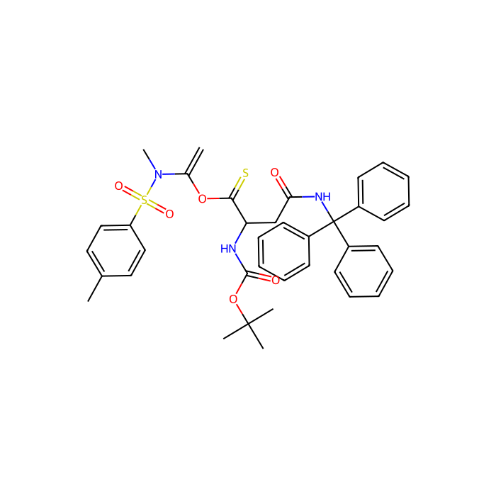 (S)-O-(1-(N,4-Dimethylphenylsulfonamido)vinyl)2-((tert-butoxycarbonyl)amino)-4-oxo-4-(tritylamino)butanethioate - ≥98% CAS No(2265954-15-0) by Aladdin Scientific
