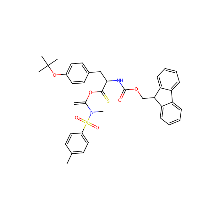 (S)-O-(1-(N,4-Dimethylphenylsulfonamido)vinyl)2-((((9H-fluoren-9-yl)methoxy)carbonyl)amino)-3-(4-(tert-butoxy)phenyl)propanethioate - ≥98% CAS No(2265954-05-8) by Aladdin Scientific