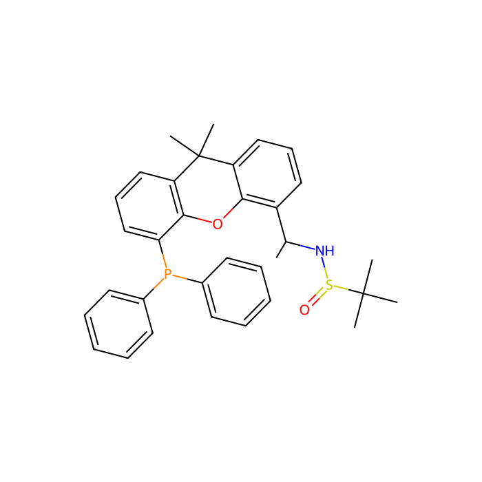 [S(R)]-N-[(S)-1-[5-(Diphenylphosphino)-9,9-dimethyl-9H-xanthen-4-yl]ethyl]-2-methyl-2-propanesulfinamide - ≥95% CAS No(2162939-90-2) by Aladdin Scientific