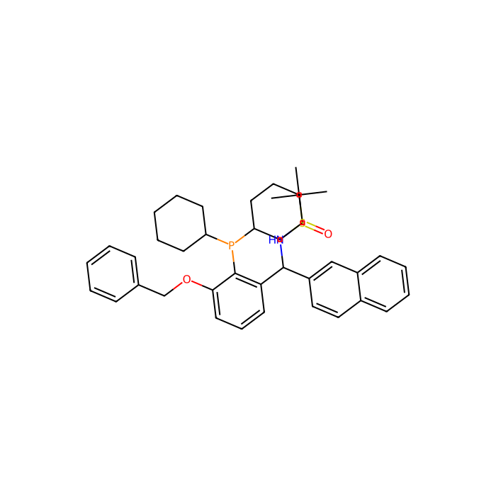 [S(R)]-N-[(S)-[3-(Benzyloxy)-2-(dicyclohexylphosphino)phenyl]-(2-naphthalenyl)methyl]-2-methyl-2-propanesulfinamide - ≥95% CAS No(2565792-69-8) by Aladdin Scientific