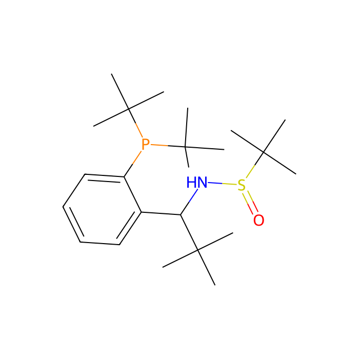 [S(R)]-N-[(1S)-1-[2-(Di-tert-butylphosphanyl)phenyl]-2,2-dimethylpropyl]-2-methyl-2-propanesulfinamide - ≥95% CAS No(2565792-66-5) by Aladdin Scientific