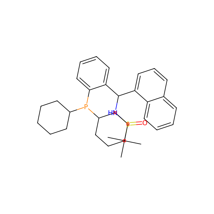 [S(R)]-N-[(S)-[2-(Dicyclohexylphosphino)phenyl]-1-naphthalenylmethyl]-2-methyl-2-propanesulfinamide - ≥95% CAS No(2241598-30-9) by Aladdin Scientific