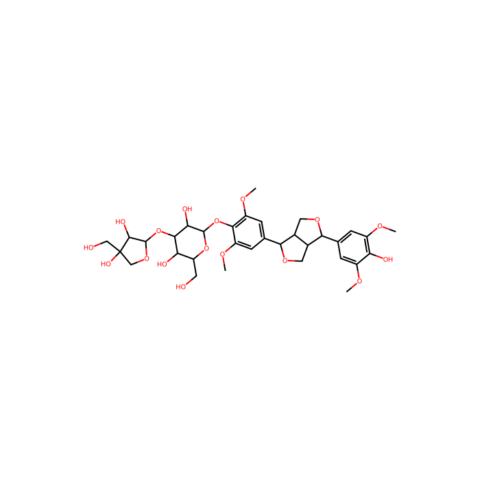 (-)-Syringaresnol-4-O-β-D-apiofuranosyl-(1→2)-β-D-glucopyranoside - ≥98% CAS No(136997-64-3) by Aladdin Scientific