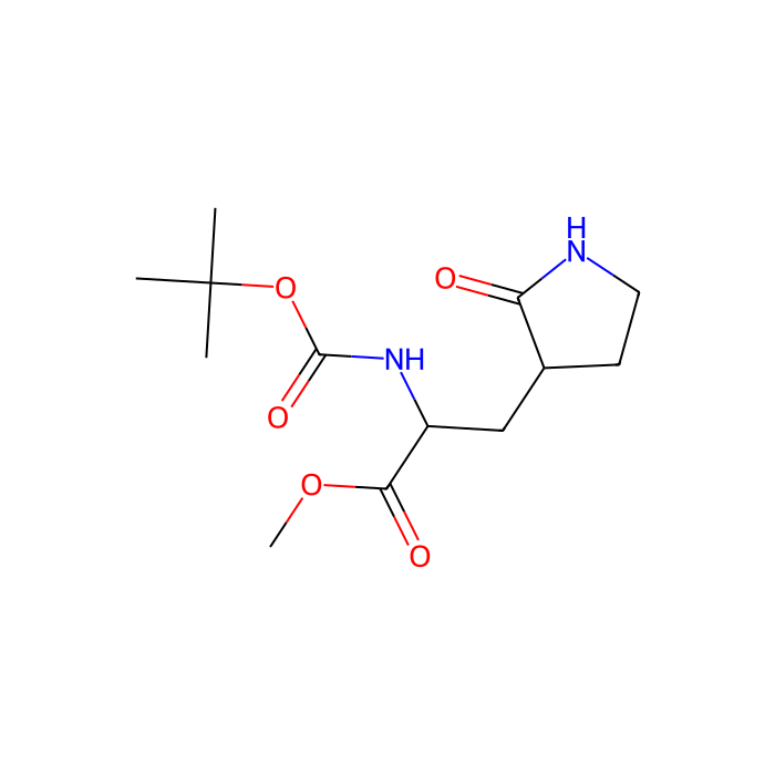 (S)-Methyl 2-((tert-butoxycarbonyl)amino)-3-((S)-2-oxopyrrolidin-3-yl)propanoate - ≥97% CAS No(328086-60-8) by Aladdin Scientific