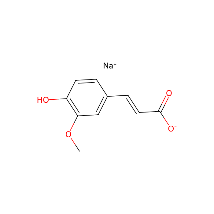 Sodium ferulate - 10mM in Water CAS No(24276-84-4) by Aladdin Scientific