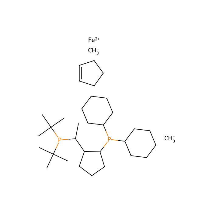 (S)-1-[(RP)-2-(Dicyclohexylphosphino)ferrocenyl]ethyldi-tert-butylphosphine - ≥97% CAS No(1246841-00-8) by Aladdin Scientific