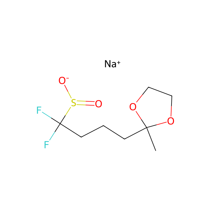 Sodium 1,1-difluoro-4-(2-methyl-1,3-dioxolan-2-yl)butane-1-sulfinate -  CAS No(1584701-12-1) by Aladdin Scientific