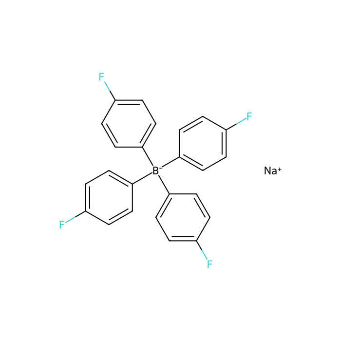 Sodium Tetrakis(4-fluorophenyl)borate Hydrate [Precipitation reagent for Cs and titrimetric reagent for nonionic surfactants] - ≥97%(NT) CAS No(25776-12-9) by Aladdin Scientific